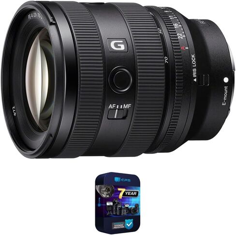 مجموعة عدسات Sony SEL2070G FE مقاس 20-70 مم F4 G Zoom E-Mount مع حزمة حماية محسنة CPS لمدة 7 سنوات in Saudi Arabia