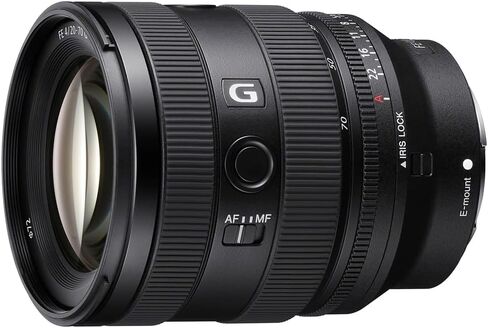 مجموعة عدسات Sony SEL2070G FE مقاس 20-70 مم F4 G Zoom E-Mount مع حزمة حماية محسنة CPS لمدة 7 سنوات in Saudi Arabia