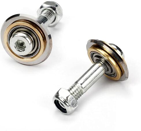 Tile Cutting Wheels 2pcs 22×6×6mm Tungsten Carbide Ceramic Tile Cutter Tools Replacement Scoring Wheel with Ball Bearings for Manual Tile Cutting Machine,with Bolt and Lock Nut in Saudi Arabia