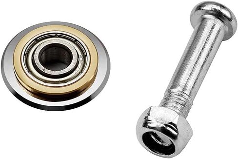 Tile Cutting Wheels 2pcs 22×6×6mm Tungsten Carbide Ceramic Tile Cutter Tools Replacement Scoring Wheel with Ball Bearings for Manual Tile Cutting Machine,with Bolt and Lock Nut in Saudi Arabia