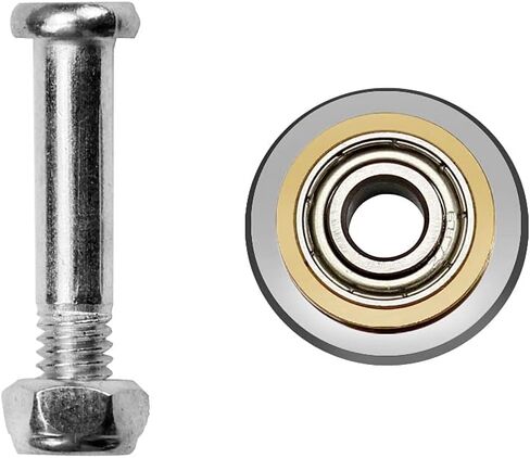 Tile Cutting Wheels 2pcs 22×6×6mm Tungsten Carbide Ceramic Tile Cutter Tools Replacement Scoring Wheel with Ball Bearings for Manual Tile Cutting Machine,with Bolt and Lock Nut in Saudi Arabia