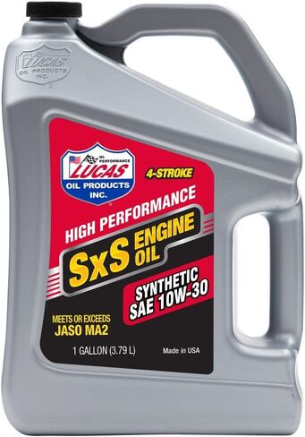Lucas Oil 11201 Synthetic SAE 0W-40 SXS Engine Oil - 1 Gallon in Kuwait