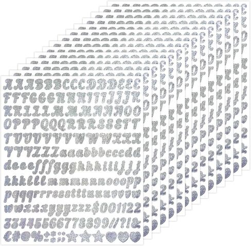 ملصقات أحرف متصلة 1/2 بوصة ، 2800 قطعة تلصق رسائل ملصقية للذات للاصطدام لكتاب القصاصات وزجاجة ماء وكتاب محمول - وردي in Kuwait