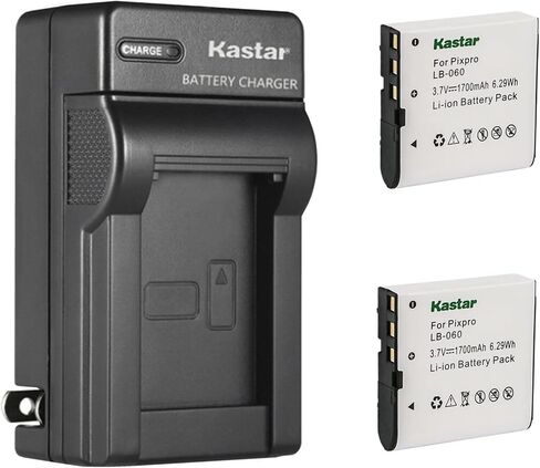 استبدال شاحن بطارية حائط تيار متردد من Kastar لـ SKL-60VG0376121700023، VG0376121700027، BC-30L، BC30L، BC-31L، BC31L CA NP-40، CA40، CA-NP40، CANP40، CA-MP40 D-CNP40-Y in Kuwait