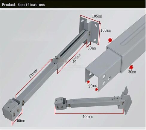 White Projector Ceiling Bracket Projector Adjustable Wall Bracket Hanging in Saudi Arabia