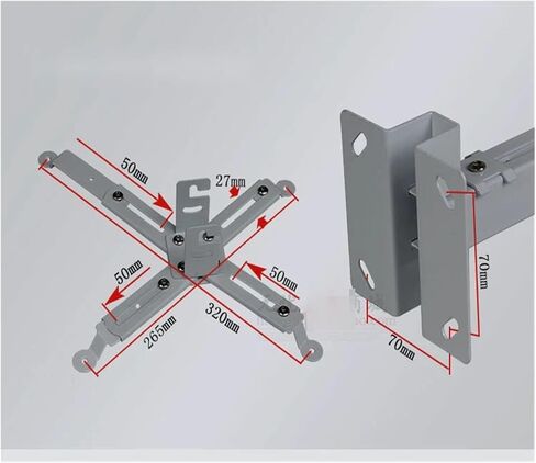 White Projector Ceiling Bracket Projector Adjustable Wall Bracket Hanging in Saudi Arabia