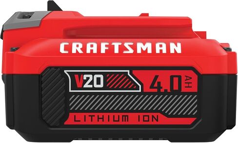 مجموعة بطاريات وشاحن 20 فولت من CRAFTSMAN، بطاريات ليثيوم أيون 4 أمبير و6 أمبير وشاحن واحد، مجموعات بطاريات أدوات لاسلكية (CMCB2046-CK) (CMCB2046-CK) in Kuwait