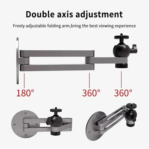 Wall Mount Metal Extendable Ceiling Projector Bracket Swivel DV Camera 10kg Load in Saudi Arabia