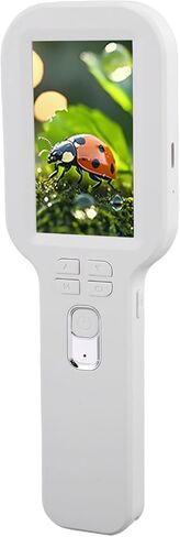بوميا المجهر الرقمي المحمول | تكبير 5X - 500X، شاشة HD 3 بوصة و16 مصباح LED، اتصال USB لفحص الإلكترونيات والمجوهرات (أسود علوي: 84661 3K000HZ، 84661 3K000 HZ، سفلي :) in Kuwait