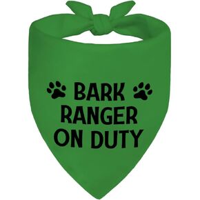 خدمة الغابات الخضراء الكلب باندانا ، Puppy Puppy وشاح صورة الدعامة للغابات في الهواء الطلق مغامرة المشي لمسافات طويلة الطبيعة الجبل ، مضحك الربيع الصيف باندانا ملحق ، الهدايا من أجل الحارس in Kuwait