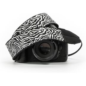Zebra Stripe Camera Strap, Black and White Zebra Print 420 in Kuwait