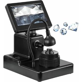 Diamond Inscription Viewer, 4.3" LCD Digital Micrscope, with LED Fill Light, 50-1000X Magnification, Adjustable Focus Range 10-40mm, for Diamond Testing in Kuwait