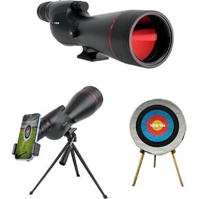 نطاقات تحديد 20-60x82 للتصويب على الهدف مع محول الهاتف لحقيبة حمل حامل ثلاثي الأرجل، نطاقات تحديد للتصويب على الهدف، نطاق رصد مقاوم للماء BAK4 HD للطيور والحياة البرية in Kuwait