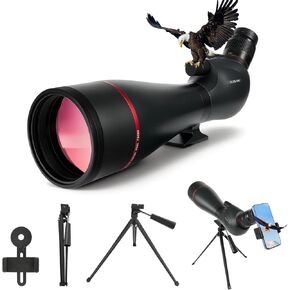 نطاقات تحديد 20-60x82 للتصويب على الهدف مع محول الهاتف لحقيبة حمل حامل ثلاثي الأرجل، نطاقات تحديد للتصويب على الهدف، نطاق رصد مقاوم للماء BAK4 HD للطيور والحياة البرية in Kuwait