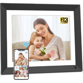 إطار صور رقمي مقاس 11 بوصة لعرض شرائح WiFi - إطار صورة رقمي - 2K IPS 2176 * 1600 إطار صورة بشاشة تعمل باللمس مع تخزين 32 جيجابايت، مستشعر حركة، مشاركة الصور ومقاطع الفيديو عبر البريد الإلكتروني للتطبيق، هدايا للأم والأب in Kuwait