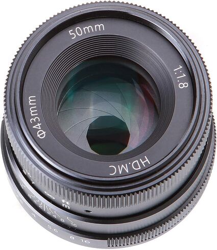 50mm F/1.8 Prime Focus Lens for Canon EOS EF-M Mount Camera M M2 M3 M5 M6 M10 in Saudi Arabia