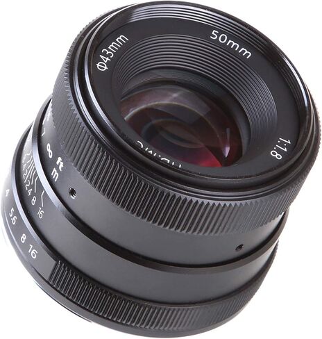 50mm F/1.8 Prime Focus Lens for Canon EOS EF-M Mount Camera M M2 M3 M5 M6 M10 in Saudi Arabia