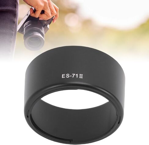 غطاء عدسة Yunseity لـ EF 50mm f1.4 USM ES-71II أسود ABS حربة جبل الظل متوافق مع واقي مرشح 58 مم لعدسة 50 مم f1.4 in Saudi Arabia