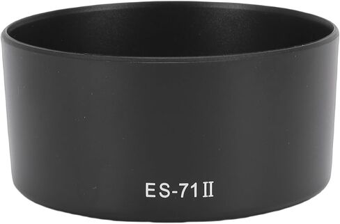 غطاء عدسة Yunseity لـ EF 50mm f1.4 USM ES-71II أسود ABS حربة جبل الظل متوافق مع واقي مرشح 58 مم لعدسة 50 مم f1.4 in Saudi Arabia