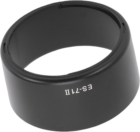 غطاء عدسة Yunseity لـ EF 50mm f1.4 USM ES-71II أسود ABS حربة جبل الظل متوافق مع واقي مرشح 58 مم لعدسة 50 مم f1.4 in Saudi Arabia