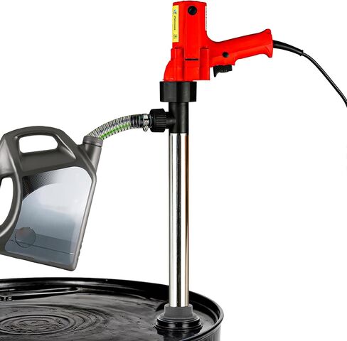 110V High-Power 2480W Electric Liquid Transfer Pump - 91cm Stainless Steel Tube 2m Steel Wire Hose - for Slightly viscous liquid,Lube Oil, Water, Antifreeze - electric fuel transfer pump in Kuwait