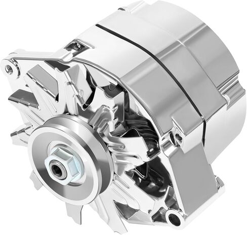كروم المولد للسيارات لـ 120amp 1 سلك ذاتي قضيب الشارع GM 305 350 BBC SBC يحل محل 240-203-3DC ADR0335-C in Kuwait