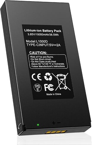 Upgraded 10000mAh Battery Pack for GardePro Trail Camera, Rechargeable Lithium Battery for GardePro Trail E6P, E6PCF, E6PMB, E8P, E8PWF, E8PMB, X60P, X60PMB (1 Pack) in Saudi Arabia