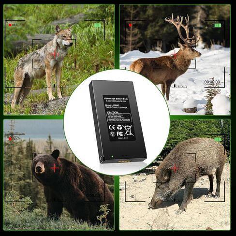 Upgraded 10000mAh Battery Pack for GardePro Trail Camera, Rechargeable Lithium Battery for GardePro Trail E6P, E6PCF, E6PMB, E8P, E8PWF, E8PMB, X60P, X60PMB (1 Pack) in Saudi Arabia