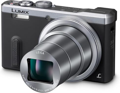 كاميرا باناسونيك الرقمية DMC-ZS40S مع شاشة LCD 3.0 بوصة (فضي) in Kuwait