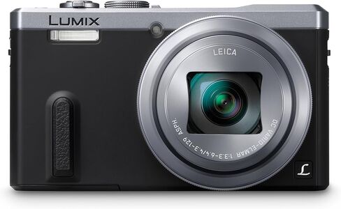 كاميرا باناسونيك الرقمية DMC-ZS40S مع شاشة LCD 3.0 بوصة (فضي) in Kuwait