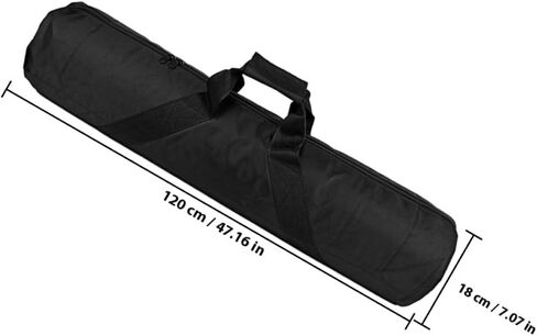 NOLITOY Oxford Cloth Tripod Bag with Shoulder Strap, Thickened Photography Carrying Case for Tripod Up to 120Cm Length, Black Sturdy Storage Bag for Photography Equipment in Saudi Arabia