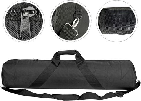 NOLITOY Oxford Cloth Tripod Bag with Shoulder Strap, Thickened Photography Carrying Case for Tripod Up to 120Cm Length, Black Sturdy Storage Bag for Photography Equipment in Saudi Arabia