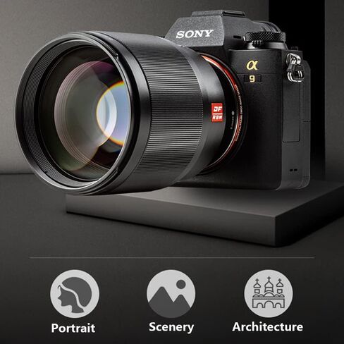 VILTROX 85mm f/1.8 F1.8 Mark II x Mount Lens, 85mm F1.8 II AF Auto-Focus Prime Lens Portrait Fixed Focus Lens for Sony E Mount Cameras in Saudi Arabia