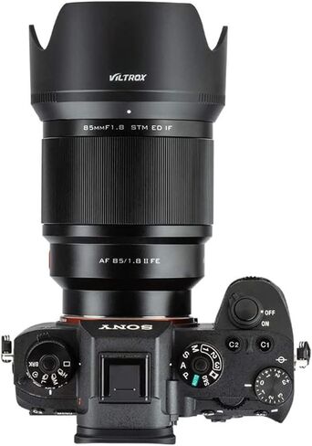 VILTROX 85mm f/1.8 F1.8 Mark II x Mount Lens, 85mm F1.8 II AF Auto-Focus Prime Lens Portrait Fixed Focus Lens for Sony E Mount Cameras in Saudi Arabia