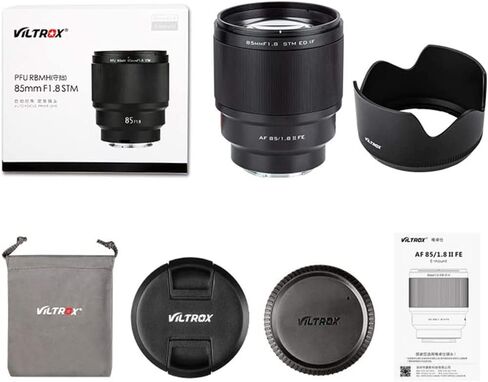 VILTROX 85mm f/1.8 F1.8 Mark II x Mount Lens, 85mm F1.8 II AF Auto-Focus Prime Lens Portrait Fixed Focus Lens for Sony E Mount Cameras in Saudi Arabia