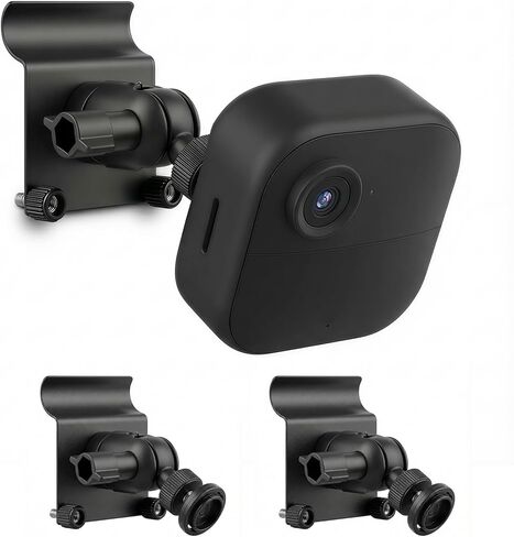 2 حزمة حامل جانبي من الفينيل متوافق مع Blink Outdoor 2K+/ Blink Outdoor 4/(الجيل الثالث) XT3/Blink XT/XT2/Mini، دعامة تثبيت قابلة للتعديل مع خطافات مشابك جانبية من الفينيل in Kuwait