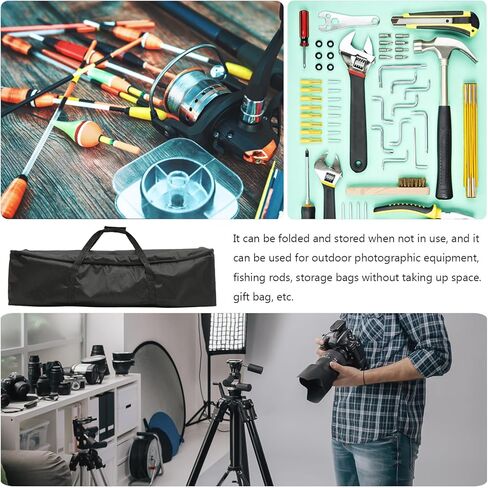 VANZACK Oxford Cloth Tripod Bag Photography Tool Carrying Pouch Portable Single-Layer Storage Case with Double Zipper for Travel and Outdoor Use (80X21X21Cm) in Saudi Arabia