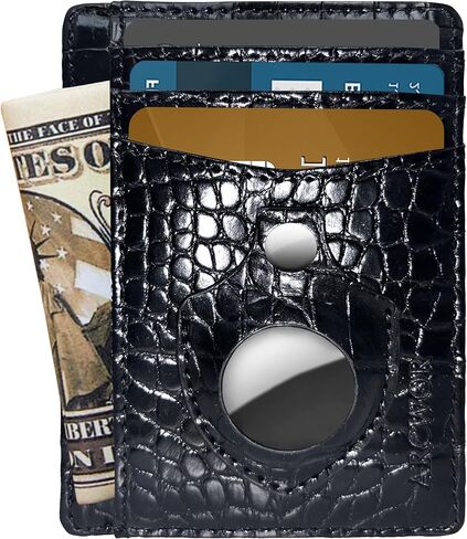 Slim Wallet Minimalist Front Pocket RFID Blocking Men and Women Leather Wallets in Saudi Arabia