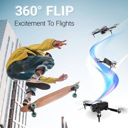 طائرة بدون طيار Contixo F16A RC Quadcopter مع كاميرا 1080P، تدفق بصري، إقلاع بمفتاح واحد، تثبيت الارتفاع، تقلب 360 درجة، اتبعني، طائرة بدون طيار للمبتدئين مع فيديو FPV في الوقت الحقيقي للأطفال والمراهقين in Kuwait