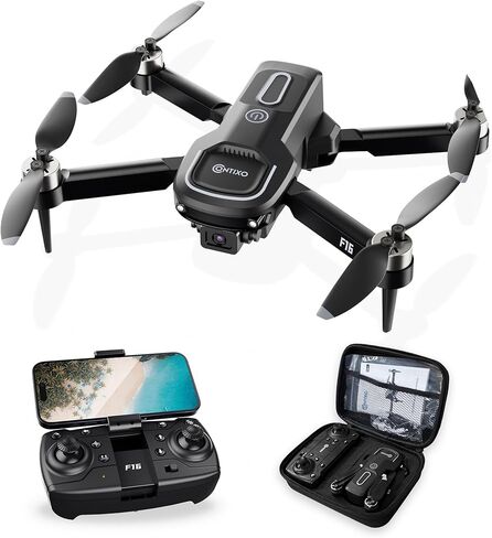 طائرة بدون طيار Contixo F16A RC Quadcopter مع كاميرا 1080P، تدفق بصري، إقلاع بمفتاح واحد، تثبيت الارتفاع، تقلب 360 درجة، اتبعني، طائرة بدون طيار للمبتدئين مع فيديو FPV في الوقت الحقيقي للأطفال والمراهقين in Kuwait