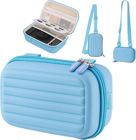 Leayjeen Digital Camera Case Compatible with Sony DSCW800/W830,Canon PowerShot and More,Waterproof and Shockproof Universal Compact Digital Camera Bag with 2-3 Carrying Modes-Black(Case Only) in Saudi Arabia