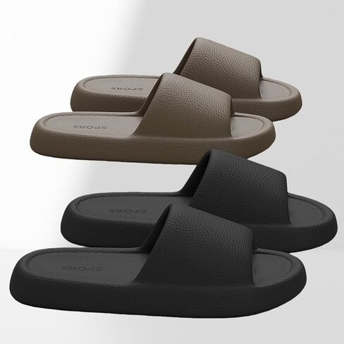 Shower Shoe Non-Slip Slipper for Men Women Open-toe Quick Drying Lightweight Dorm Slippers For Bathroom House Outdoor in Saudi Arabia