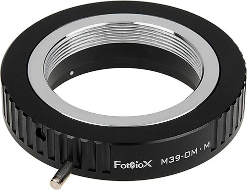 Fotodiox Lens Adapter - Compatible with M39/L39 (x1mm) Screw Mount Russian & LTM Lenses to fit Olympus OM Mount SLR Film Cameras; Macro Focus Only in Saudi Arabia