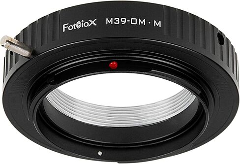 Fotodiox Lens Adapter - Compatible with M39/L39 (x1mm) Screw Mount Russian & LTM Lenses to fit Olympus OM Mount SLR Film Cameras; Macro Focus Only in Saudi Arabia