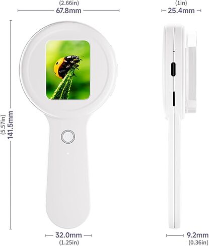 مجهر رقمي مزود بإضاءة LED ومكبر سطوع قابل للتعديل من أجل أداة علمية محمولة عالية الدقة لاستكشاف مجهر طاقة البطارية in Kuwait