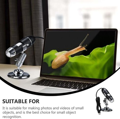 مجهر رقمي USB عالي الطاقة من BESPORTBLE مع سطوع قابل للتعديل، أداة تكبير محمولة للتجارب العلمية وفحص المجوهرات وصيانة الإلكترونيات in Kuwait