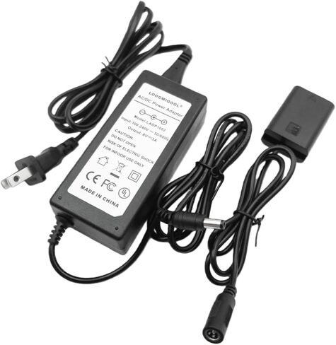 NP-FW50 Dummy Battery AC Power Adapter for Sony ZV-E10 A3000 A5000 A5100 A6000 A6100 A6300 A6400 A6500 A7 A7 II A7R A7R II A7S A7S II A35 A37 A55 RX10 II III IV Cameras in Saudi Arabia