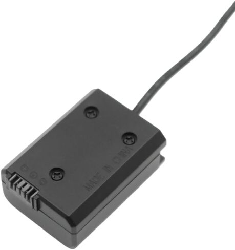 NP-FW50 Dummy Battery AC Power Adapter for Sony ZV-E10 A3000 A5000 A5100 A6000 A6100 A6300 A6400 A6500 A7 A7 II A7R A7R II A7S A7S II A35 A37 A55 RX10 II III IV Cameras in Saudi Arabia