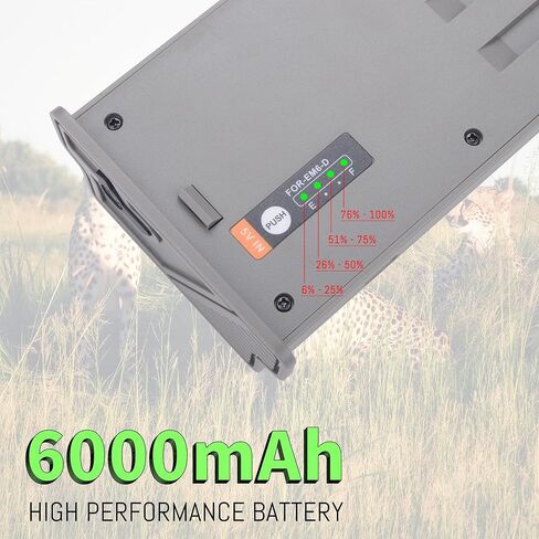 2Pack 6000mAh Trail Camera Lithium Battery for Tactacam Cellular Trail Cameras Pro 3.0, X Gen 2.0, X Gen 3.0, X, X Pro, XB, SK, Compatible with Reveal Cellular Trail Cameras and Type-C Cable in Saudi Arabia