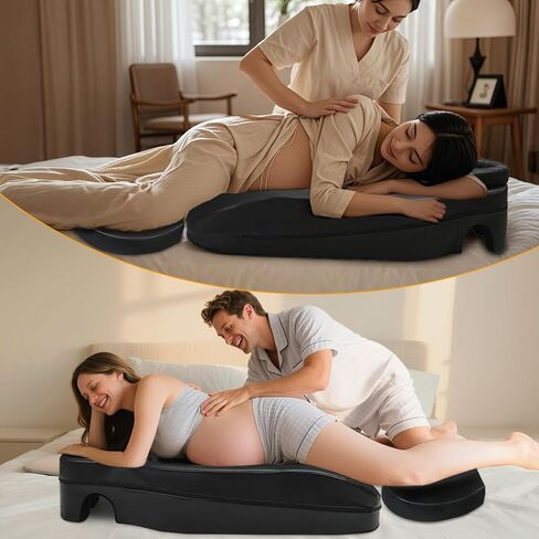 Pregnancy Massage Cushion & Headrest - Release Lower Back Pain, Prenatal Bolster Full Body Relaxing, Maternity Massage Cushion Includes Storage Bag, Ideal for Home, Therapy Centers & Spas in Saudi Arabia